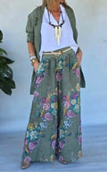 KATHARINE | JACKET AND FLORAL WIDE-LEG TROUSERS SET