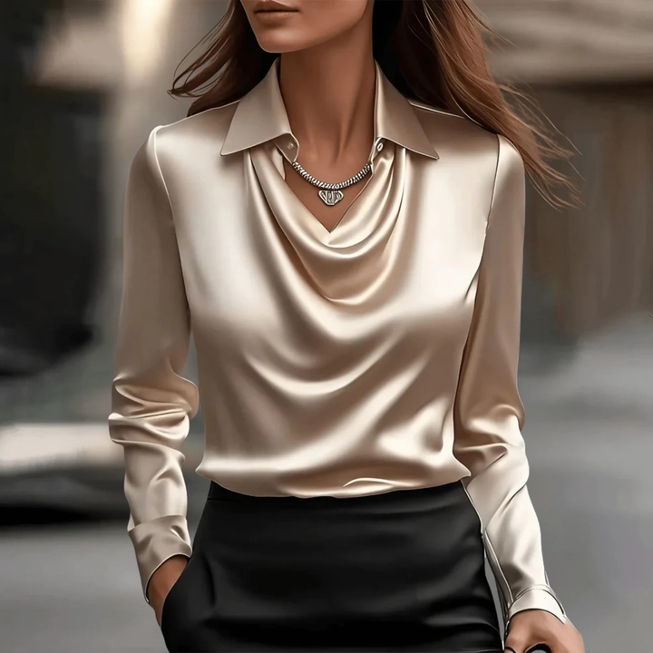 ROSANNA | ELEGANT SATIN BLOUSE
