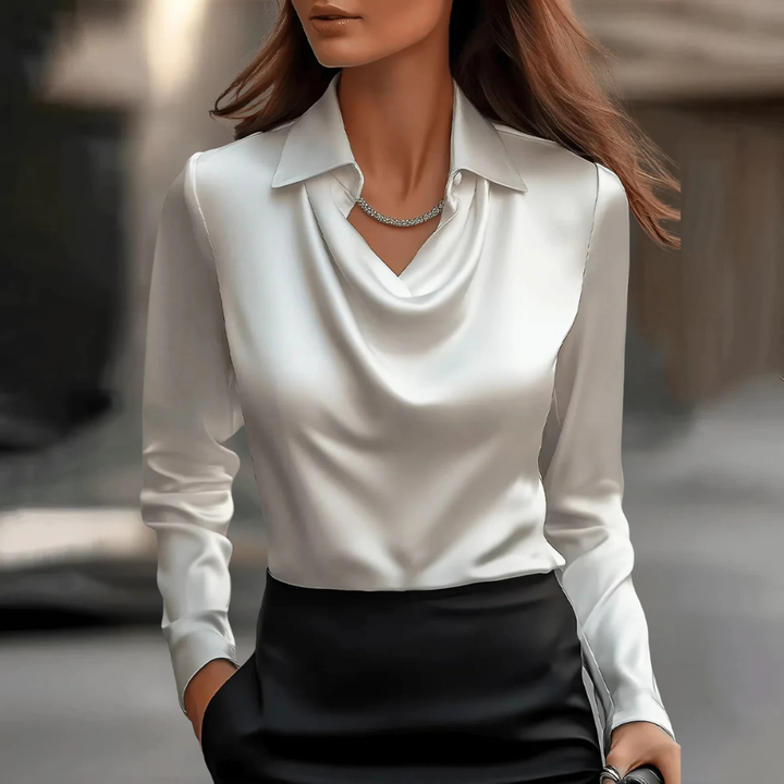 ROSANNA | ELEGANT SATIN BLOUSE